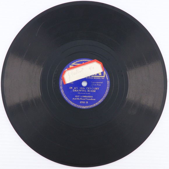 Guy Lombardo - My Last Goodbye/In An 18th Century Drawing Room 10" 78 rpm Record - Picture 5 of 6